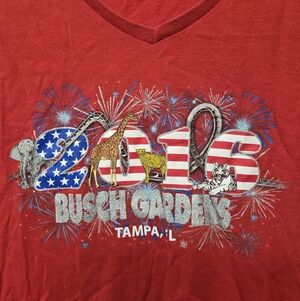 Womens Busch Gardens Fireworks Shirt